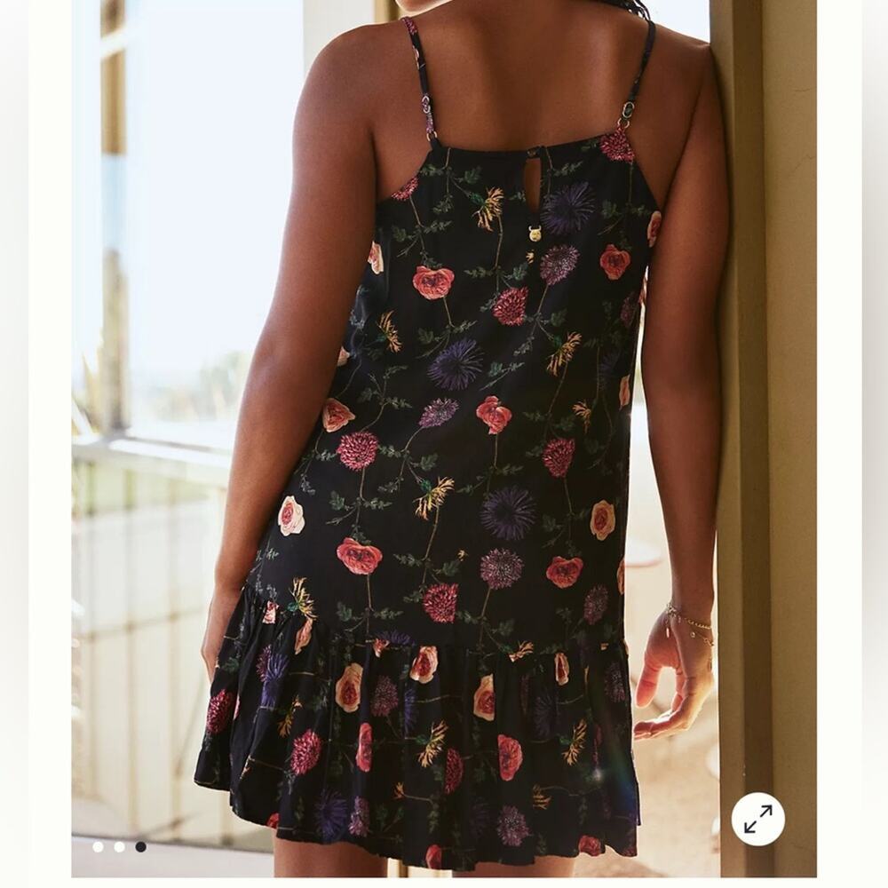 NWT Anthropologie Malai Bloomsbury For Love Floral Mini Dress Women’s Size S - Picture 2 of 13